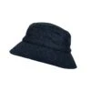 Men’s Abraham Moon Plain Tweed Bucket Hat -Dents 1 3005 Navy