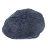Men's Abraham Moon Check Tweed Newsboy Cap 1 Men's Abraham Moon Check Tweed Newsboy Cap -Dents 1 3039 Blue