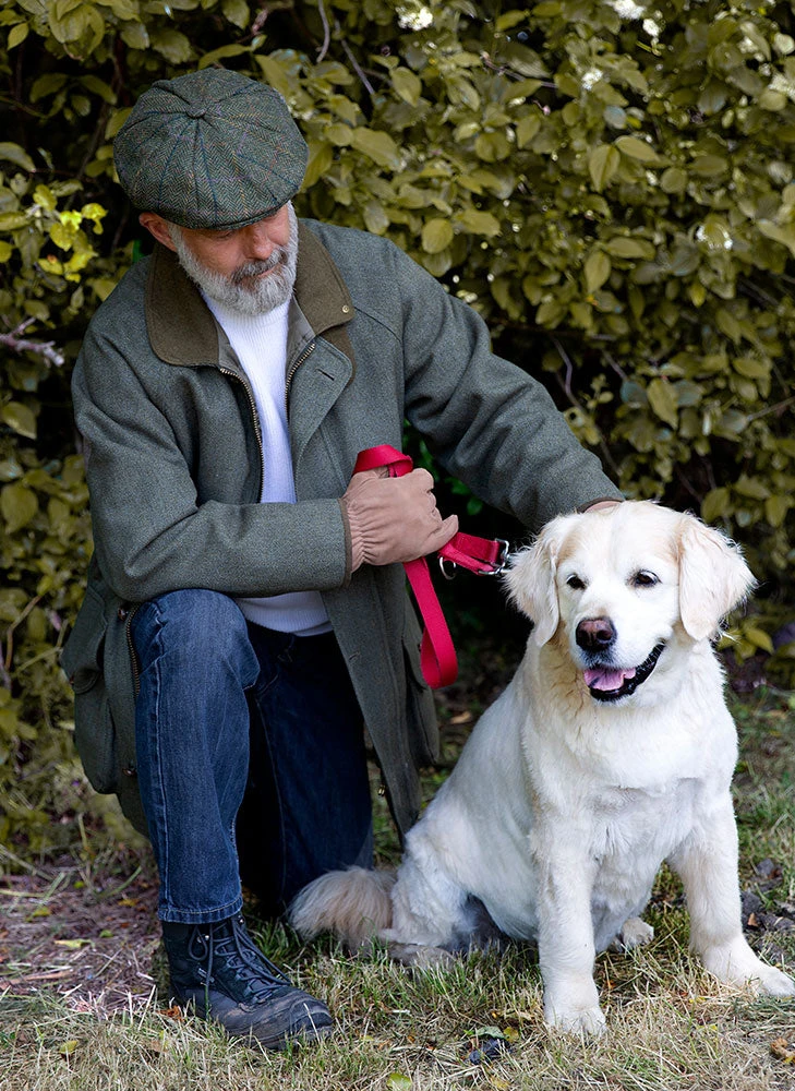 Men's Abraham Moon Check Tweed Newsboy Cap 11 Men's Abraham Moon Check Tweed Newsboy Cap - Image 9