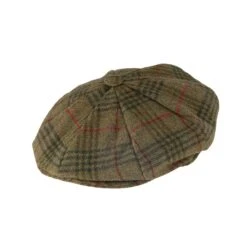 Men's Abraham Moon Check Tweed Newsboy Cap 18 Men's Abraham Moon Check Tweed Newsboy Cap -Dents 1 3039 Sage 74825e4c 5a5b 4977 911a 718311774279