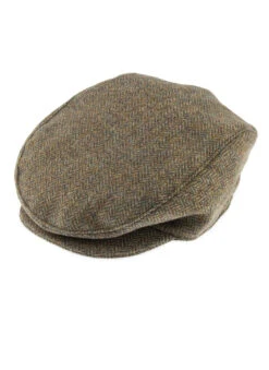 Men's Abraham Moon Herringbone Tweed Flat Cap 16 Men's Abraham Moon Herringbone Tweed Flat Cap -Dents 1 3041Spruce