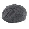 Men's Abraham Moon Herringbone Tweed Newsboy Cap -Dents 1 3042Charcoal