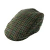 Men's Abraham Moon Dogtooth Check Tweed Flat Cap 1 Men's Abraham Moon Dogtooth Check Tweed Flat Cap -Dents 1 3043Forest