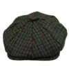 Men's Abraham Moon Tweed Dogtooth Check Newsboy Cap -Dents 1 3044 FOREST 5de0498d cecb 40fd bd43 7d1819bb9e16