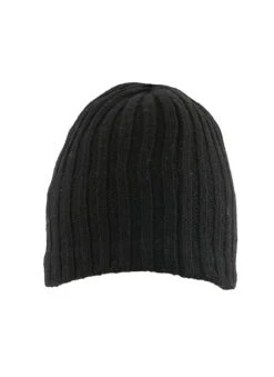 Men's Lambswool Blend Knitted Beanie Hat -Dents 1 4040 20black a9b46d24 b87d 4092 b659 dfeaeff2f058