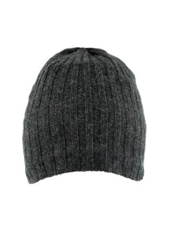 Men's Lambswool Blend Knitted Beanie Hat -Dents 1 4040 20charcoal f9a8972b 3f54 4e36 bcfa 7276bc624f6d