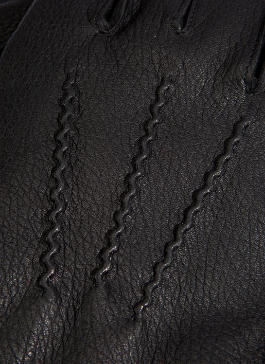 Men's Heritage Three-Point Cashmere-Lined Deerskin Leather Gloves 8 Men's Heritage Three-Point Cashmere-Lined Deerskin Leather Gloves - Image 6