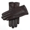Men's Heritage Three-Point Silk-Lined Leather Gloves 1 Men's Heritage Three-Point Silk-Lined Leather Gloves -Dents 15 1027Brown