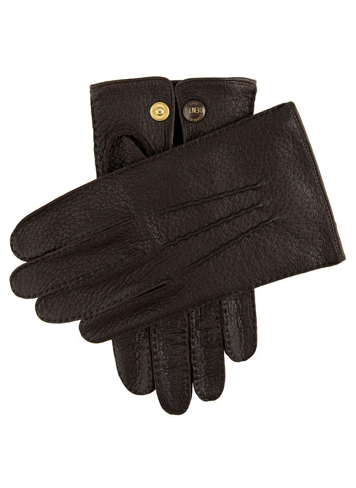 Men's Heritage Handsewn Three-Point Peccary Leather Gloves 8 Men's Heritage Handsewn Three-Point Peccary Leather Gloves - Image 6