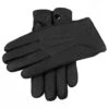 Men's Heritage Cashmere-Lined Peccary Leather Gloves -Dents 15 1077Black