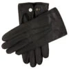 Men's Heritage Handsewn Three-Point Deerskin Leather Gloves 2 Men's Heritage Handsewn Three-Point Deerskin Leather Gloves -Dents 15 1102 Black