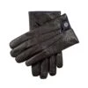 Men’s Heritage Cashmere-Lined Leather Gloves With Contrast Details -Dents 15 1118 Black Royal Blue