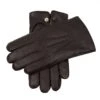 Men's Heritage Three-Point Fur-Lined Deerskin Leather Gloves -Dents 15 1544 Bark Brown