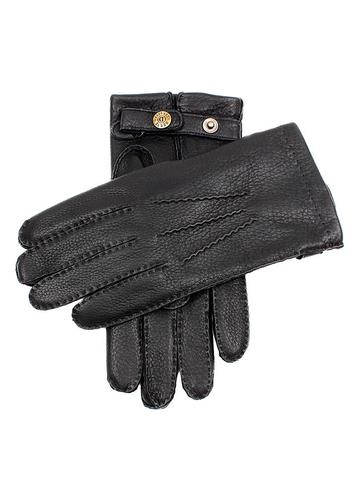 Men's Heritage Handsewn Three-Point Chamois-Lined Deerskin Leather Gloves 3 Men's Heritage Handsewn Three-Point Chamois-Lined Deerskin Leather Gloves
