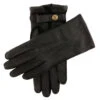 Men's Heritage Handsewn Three-Point Cashmere-Lined Deerskin Leather Gloves 1 Men's Heritage Handsewn Three-Point Cashmere-Lined Deerskin Leather Gloves -Dents 15 1550 Black