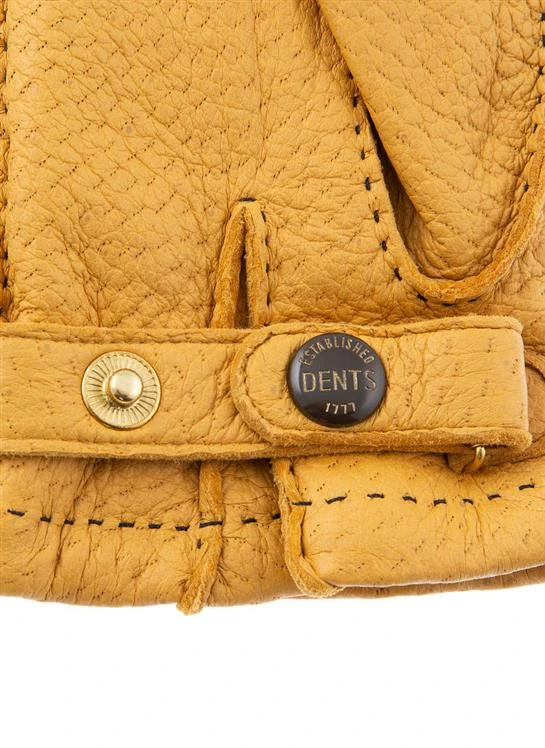 Men's Heritage Handsewn Three-Point Cashmere-Lined Peccary Leather Gloves 7 Men's Heritage Handsewn Three-Point Cashmere-Lined Peccary Leather Gloves - Image 5