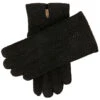 Men's Heritage Handsewn Cashmere-Lined Carpincho Leather Gloves -Dents 15 1575 Black