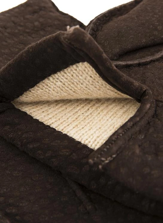 Men's Heritage Handsewn Cashmere-Lined Carpincho Leather Gloves 7 Men's Heritage Handsewn Cashmere-Lined Carpincho Leather Gloves - Image 5