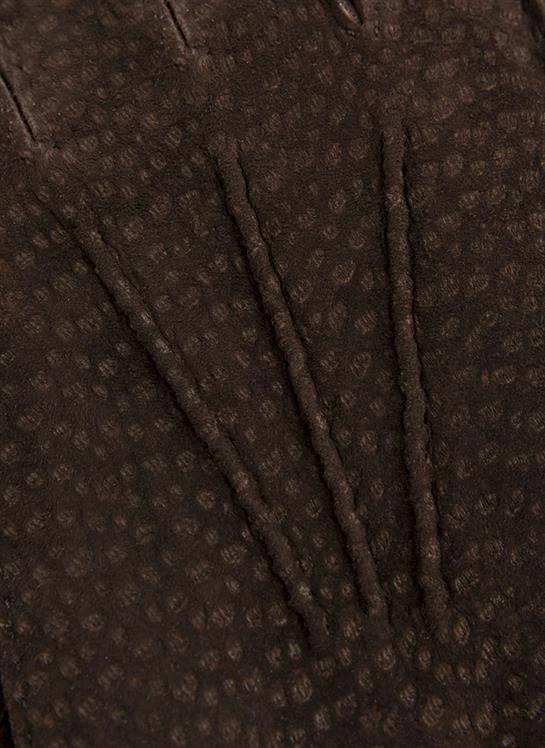 Men's Heritage Handsewn Cashmere-Lined Carpincho Leather Gloves 5 Men's Heritage Handsewn Cashmere-Lined Carpincho Leather Gloves - Image 3