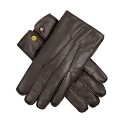 Men's Heritage Three-Point Fur-Lined Leather Gloves 25 Men's Heritage Three-Point Fur-Lined Leather Gloves -Dents 15 1590 Brown Beige