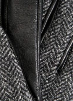 Men's Heritage Cashmere-Lined Abraham Moon Herringbone Tweed And Leather Gloves 15 Men's Heritage Cashmere-Lined Abraham Moon Herringbone Tweed And Leather Gloves -Dents 15 1636 black 2 bdf733e2 5fdc 4d95 b8c9 62f2236f5ef5