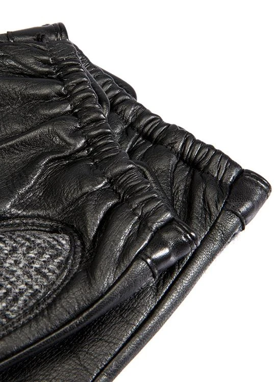Men's Heritage Cashmere-Lined Abraham Moon Herringbone Tweed And Leather Gloves 10 Men's Heritage Cashmere-Lined Abraham Moon Herringbone Tweed And Leather Gloves - Image 8