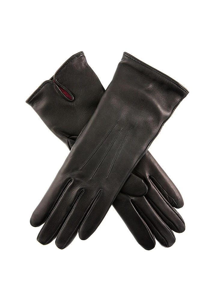 Women's Heritage Three-Point Cashmere-Lined Leather Gloves 5 Women's Heritage Three-Point Cashmere-Lined Leather Gloves - Image 3