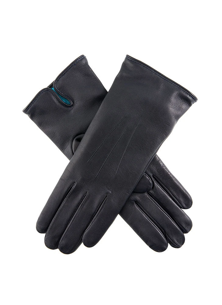 Women's Heritage Three-Point Cashmere-Lined Leather Gloves 4 Women's Heritage Three-Point Cashmere-Lined Leather Gloves - Image 2