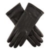 Women's Heritage Three-Point Lambswool-Lined Leather Gloves