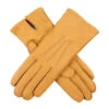 Women's Heritage Handsewn Three-Point Cashmere-Lined Peccary Leather Gloves -Dents 17 1069CorkTurquoise