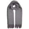 Men's Reversible Breton Stripe Scarf With Tassels -Dents 2 1001 charcoal 4d9c7756 45d5 4041 9240 976a9bd12b10