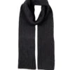 Men's Ribbed Lambswool Blend Knitted Scarf -Dents 2 2283MainWeb
