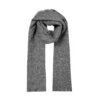 Men’s Marl Scarf With Fringe Ends -Dents 2 2372 Charcoal