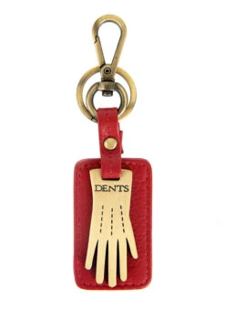 Dents Glove Keyring With Gift Box -Dents 23 1005 berry antique brass