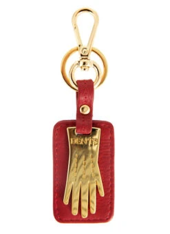 Dents Glove Keyring With Gift Box -Dents 23 1005 berry gold