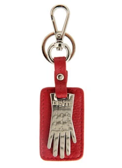 Dents Glove Keyring With Gift Box -Dents 23 1005 berry shiny silver