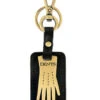 Dents Glove Keyring With Gift Box -Dents 23 1005 black antique brass