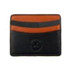 Men's The Suited Racer Smooth Nappa Leather Card Holder With RFID Blocking -Dents 23 1100 Black Highway Tan 3
