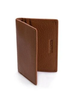 Men's Pebble Grain Leather Card Holder With RFID Blocking
