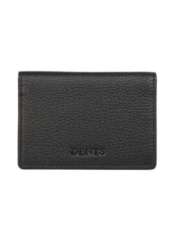 Men's Pebble Grain Leather Card Holder With RFID Blocking -Dents 23 5500Black
