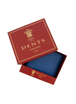 Men's Slim Pebble Grain Leather Bifold Wallet With RFID Blocking -Dents 23 5501RoyalBlue 4