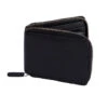 Men's Smooth Nappa Leather Zip-Round Wallet With RFID Blocking And Coin Purse -Dents 23 5519 black