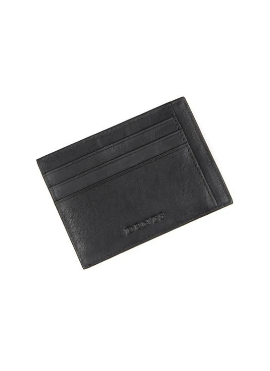 Men's Contrast Stitch Pebble Grain Leather Card Holder With RFID Blocking 4 Men's Contrast Stitch Pebble Grain Leather Card Holder With RFID Blocking - Image 2