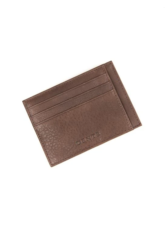 Men's Contrast Stitch Pebble Grain Leather Card Holder With RFID Blocking 7 Men's Contrast Stitch Pebble Grain Leather Card Holder With RFID Blocking - Image 5