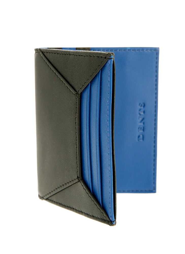 Men's Two-Colour Smooth Nappa Leather Card Holder With RFID Blocking 7 Men's Two-Colour Smooth Nappa Leather Card Holder With RFID Blocking - Image 5