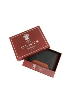 Men's Two-Colour Smooth Nappa Leather Card Holder With RFID Blocking 12 Men's Two-Colour Smooth Nappa Leather Card Holder With RFID Blocking -Dents 23 5540 20black highway 20tan