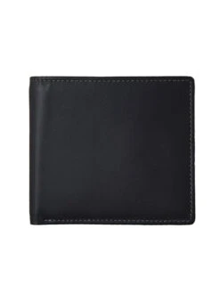 Men's Smooth Nappa Leather Bifold Wallet With RFID Blocking
