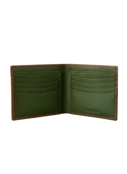 Men's Smooth Nappa Leather Bifold Wallet With RFID Blocking -Dents 23 5550 English Tan Olive 1