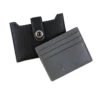 Men's Smooth Nappa Leather Card Holder With RFID Blocking And Case -Dents 23 5551 Black Slate 1