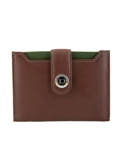 Men's Smooth Nappa Leather Card Holder With RFID Blocking And Case -Dents 23 5551 English Tan Olive 2